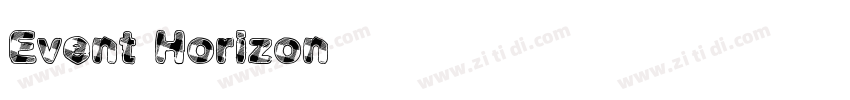 Event Horizon字体转换